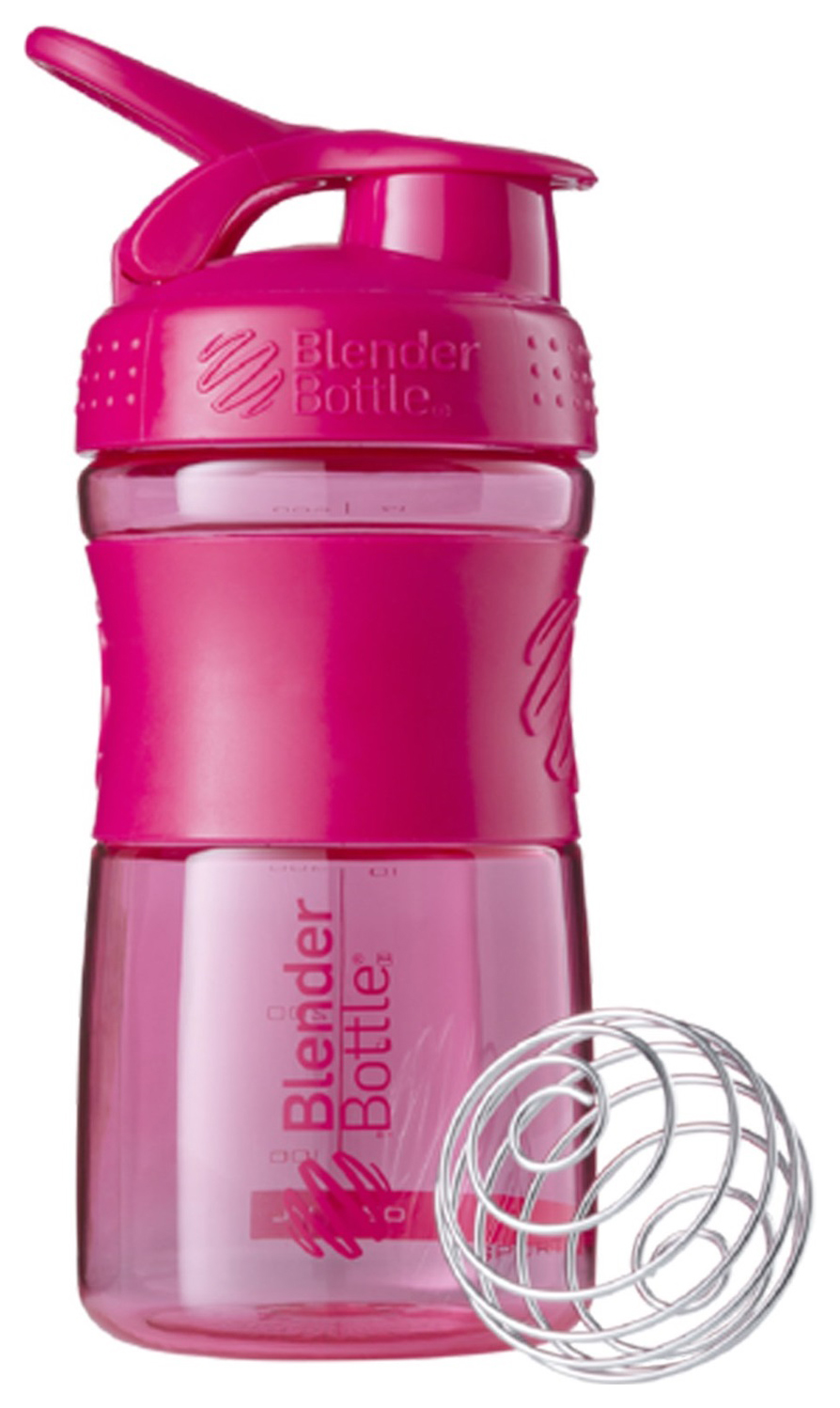 

Бутылка спортивная-шейкер BlenderBottle SportMixer 590ml Pink FL, Розовый