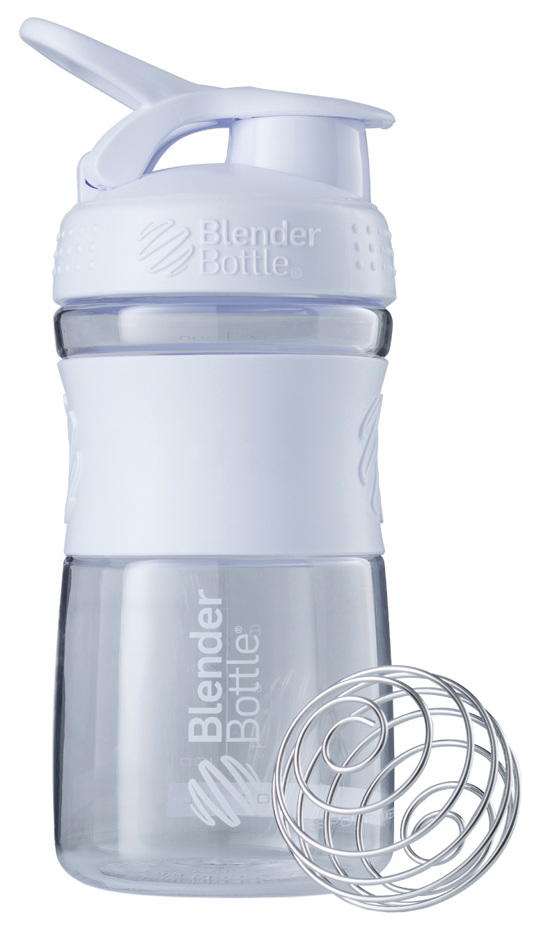 

Бутылка спортивная-шейкер BlenderBottle SportMixer 590ml White, Белый