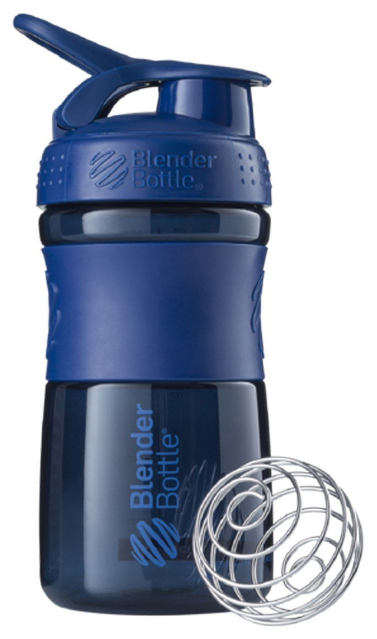 

Бутылка спортивная-шейкер BlenderBottle SportMixer 590ml Navy, Синий