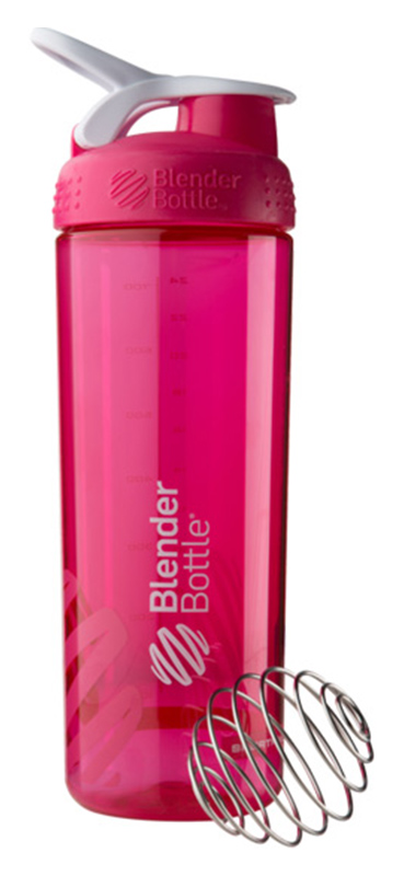 

Шейкер с шариком BlenderBottle Sleek Agua - розовый, 820ml/28oz (Sleek_Pink)