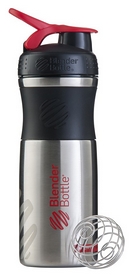 Пляшка спортивна-шейкер BlenderBottle SportMixer Stainless Steel Red 820мл (з нержавіючої харчової cтали)