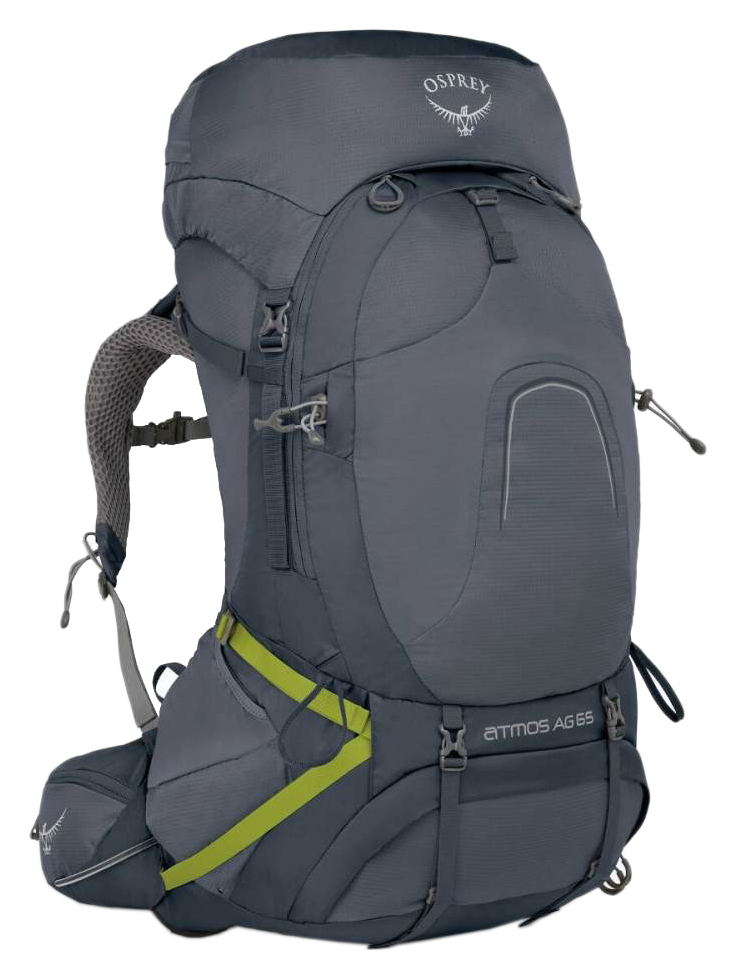 

Рюкзак туристический Osprey Atmos AG 65 Abyss Grey - LG, 65 л (009.1701, Серый