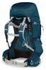 Рюкзак туристический Osprey Aura AG 65 Challenger Blue - WM - синий, 65 л (009.1715) - Фото №2