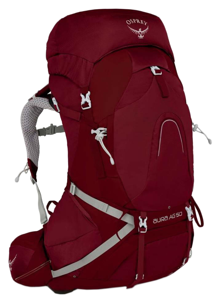 

Рюкзак туристический Osprey Aura AG 65 Challenger Gamma Red - WS - красный, 65 л (009.1716)