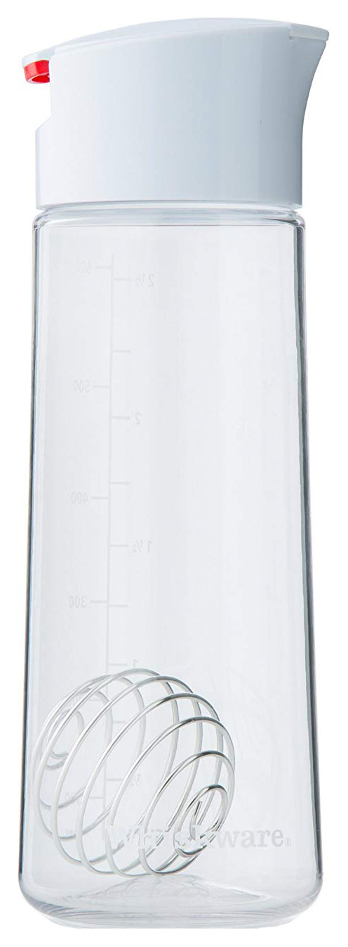 

Шейкер для приготовления салатных заправок BlenderBottle Whiskware Dressing - белый, 591 мл