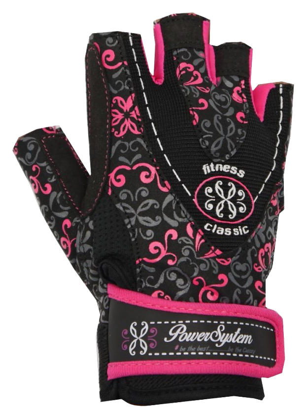

Перчатки атлетические женские Power System Classy PS-2910, черно-розовый (PS_2910_Black/Pink