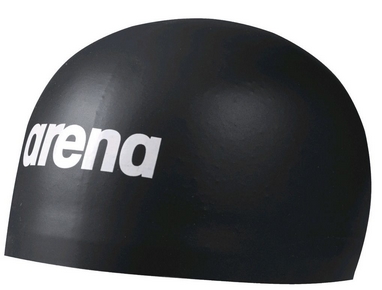 Шапочка для плавания Arena 3D Soft Black (000400-501)