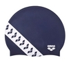 Шапочка для плавания Arena Team Stripe Cap Navy  001463-701, голубая (3468336074985)