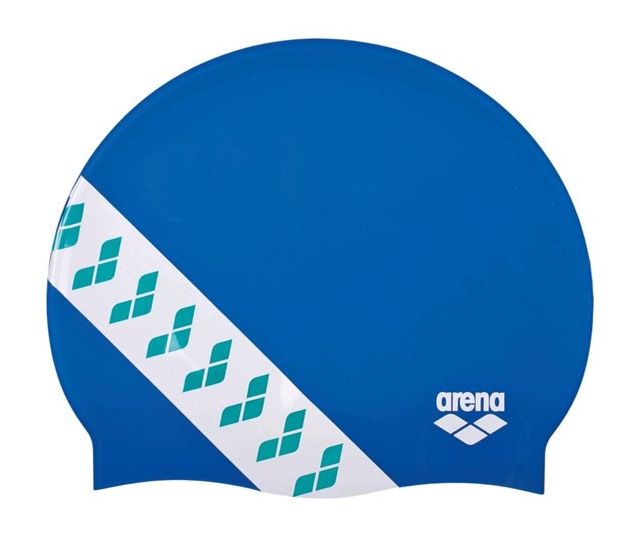 

Шапочка для плавания Arena Team Stripe Cap Royal 001463-816, синяя (3468336074268), Синий