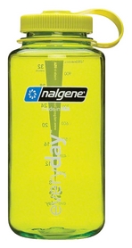 Бутылка спортивная Nalgene Wide Mouth - желтая, 1000 мл ((WM) 1000ml Safety Yellow)
