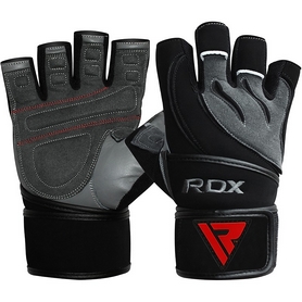 Перчатки для зала RDX Pro Lift Black - Фото №5