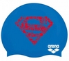Шапочка для плавания Arena Super Hero Cap Superman 001533-700, синяя (3468336087688)