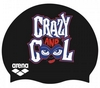 Шапочка для плавания Arena Super Hero Cap Harley Quinn JR 001553-507, черная (3468336088227)