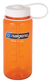 Бутылка спортивная Nalgene Wide Mouth - оранжевая, 500 мл ((WM) 500 ml Orange Tritan)