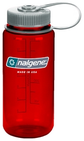 Бутылка спортивная Nalgene Wide Mouth - красная, 500 мл ((WM) 500 ml Outdoor Red Tritan)