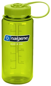 Бутылка спортивная Nalgene Wide Mouth - зеленая, 500 мл ((WM) 500 ml Spring Green Tritan)