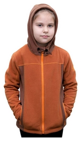 Кофта флисовая детская Turbat Lysychka, коричневая (012.004.012-BR) - Фото №2