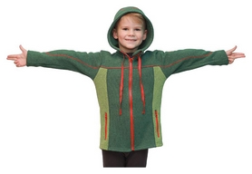 Кофта флісова дитяча Turbat Snigur, зелена (012.004.012-GN) - Фото №2