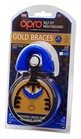Капа Opro Gold Braces, синя (002194002) - Фото №5