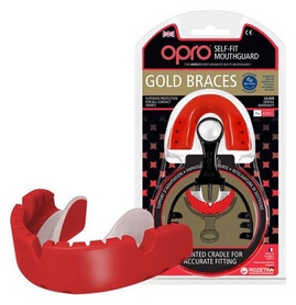 Капа Opro Gold Braces, красная (002194004)