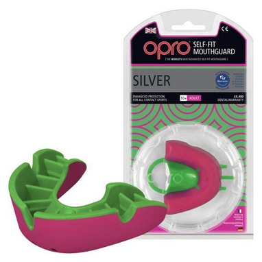 Капа Opro Silver, розовая (002189004)