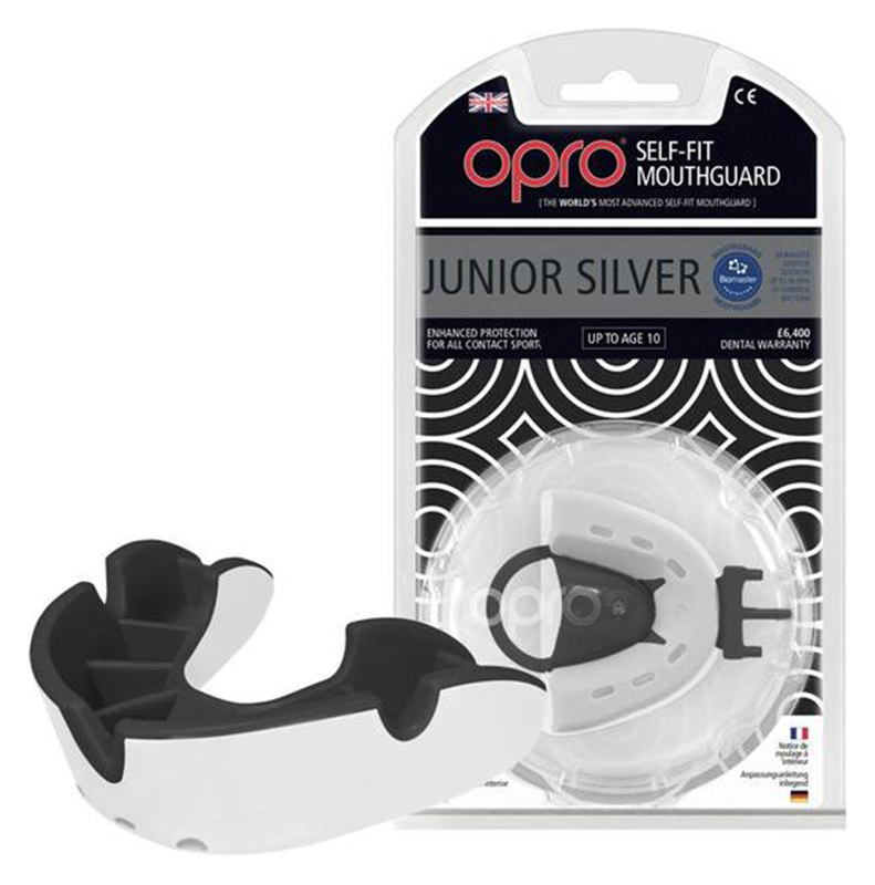 

Капа Opro Junior Silver, белая (002190006), Белый