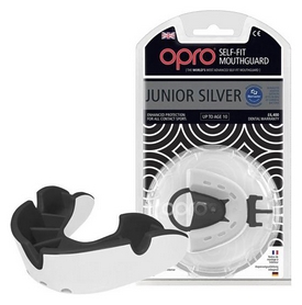 Капа Opro Junior Silver, біла (002190006)