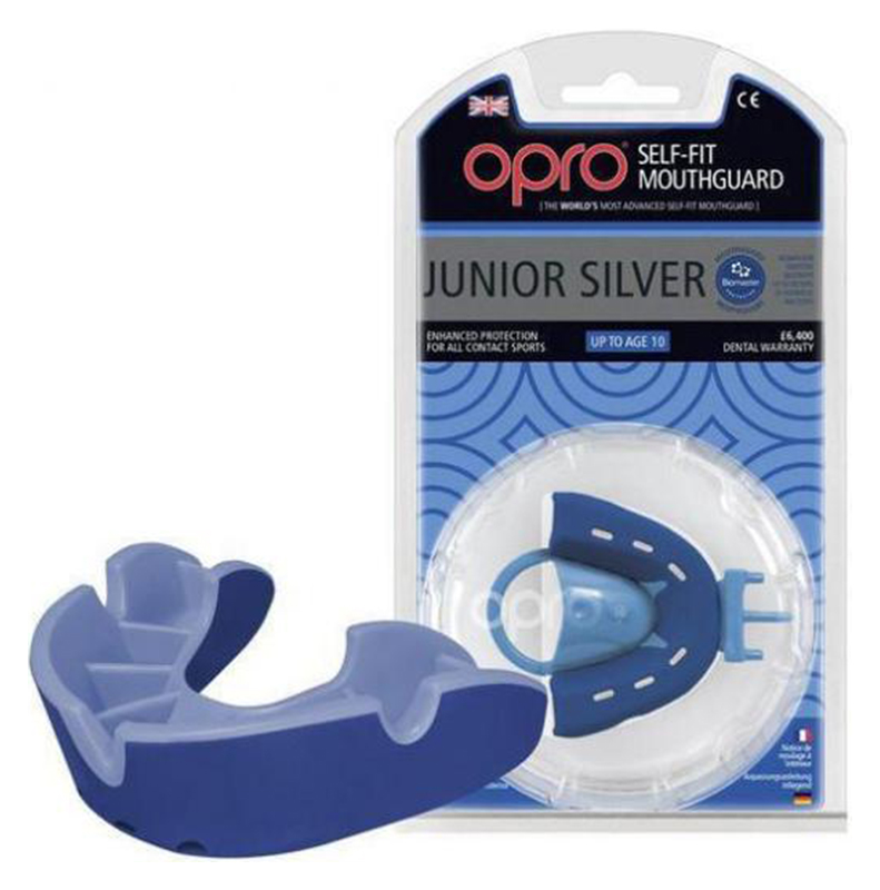 

Капа Opro Junior Silver, синяя (002190002), Синий