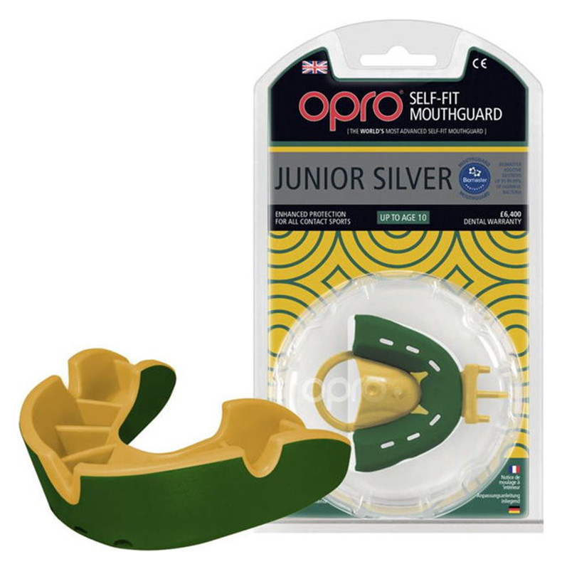 

Капа Opro Junior Silver, зеленая (002190003), Зеленый