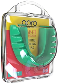 Капа Opro Snap-Fit Adult, зеленая (002139003) - Фото №4
