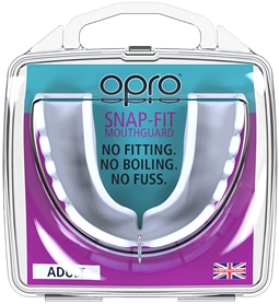 Капа Opro Snap-Fit Adult, белая (002139010) - Фото №3