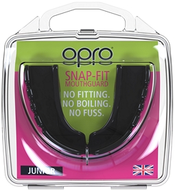 Капа Opro Snap-Fit Junior, чорна (002143001) - Фото №3