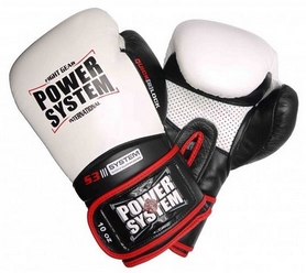 Перчатки боксерские Power System - белые (PS_5004_White) - Фото №2