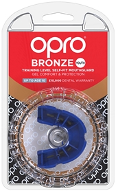 Капа Opro Junior Bronze, голубая (002185002) - Фото №2