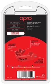 Капа Opro Junior Bronze, красная (002185005) - Фото №3