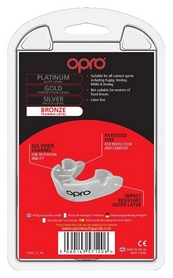 Капа Opro Junior Bronze, белая (002185006) - Фото №3