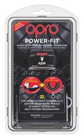Капа Opro Power Fit Single, чорно-біла (PF_Single_Black / White) - Фото №2