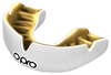 Капа Opro Power Fit Single, бело-золотая (002268004)