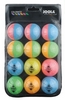 Набор мячей для настольного тенниса Joola Ballset Colorato 42150J - 12 шт (4002560421505)