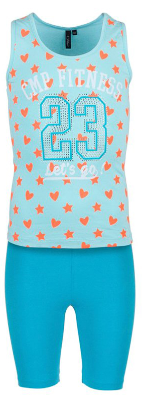 

Костюм спортивный детский CMP Girl Stretch Set 3D85575-L209 anice - 104, Голубой