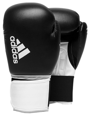 Перчатки боксерские Adidas Hybrid 100, белые (Adi-Hyb100-BW)