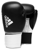 Перчатки боксерские Adidas Hybrid 100, белые (Adi-Hyb100-BW)
