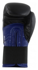 Перчатки боксерские Adidas Hybrid 100, синие (Adi-Hyb100-BV) - Фото №3
