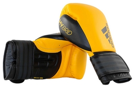 Перчатки боксерские Adidas Hybrid 200, желтые (Adi-Hyb200-YB) - Фото №3