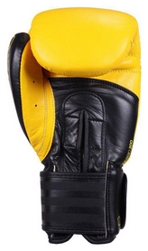 Перчатки боксерские Adidas Hybrid 200, желтые (Adi-Hyb200-YB) - Фото №5