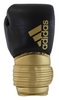 Перчатки боксерские Adidas Hybrid 300, золотые (Adi-Hyb300-GR) - Фото №2
