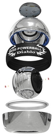 Тренажер кистевой Powerball 350 Hz Metal Diablo Evo, серебряный (5060109201840) - Фото №2