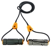 Эспандер трубчатый для фитнеса Nike Long Length Heavy Resistance Band 2.0, черно-оранжевый (N.ER.12.096.NS-)