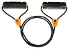 Эспандер трубчатый для фитнеса Nike Long Length Medium Resistance Band 2.0, черно-оранжевый (N.ER.17.096.NS-)