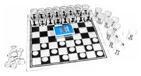 Набор настольных игр 3 в 1 (шахматы, шашки, карты) Duke, 35х35 см (CDJ03-3)